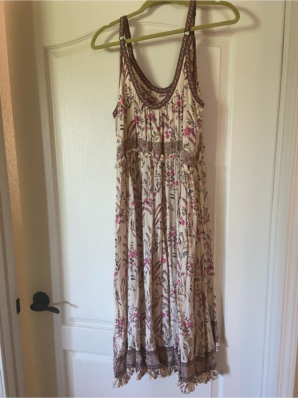 Spell & The Gypsy Collective Maisie Dress | White Pink Floral | Size XL - Picture 8 of 10